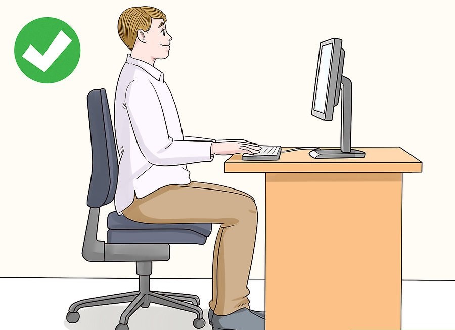 تصویری با عنوان نشستن در رایانه مرحله 10